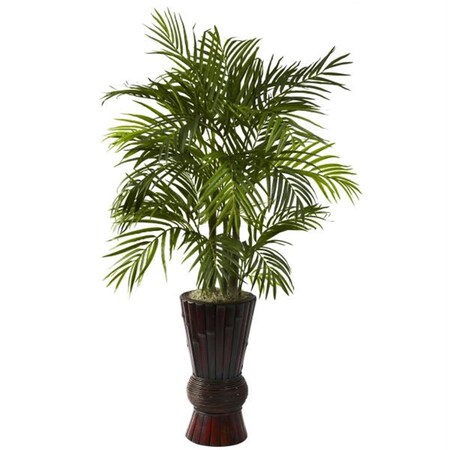 Dare2Decor 4&rsquo; Areca with Bamboo Planter DA409431